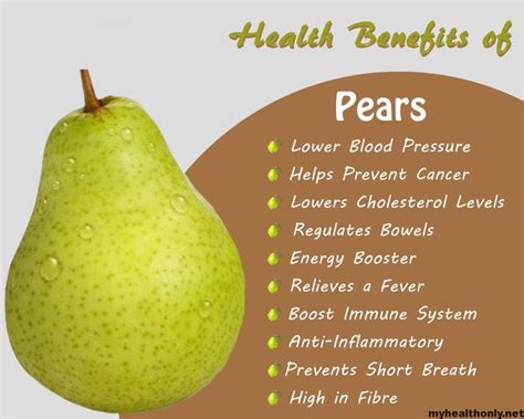 The Health Benefits of Native Pears