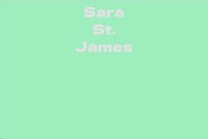 The Height of Sara St James