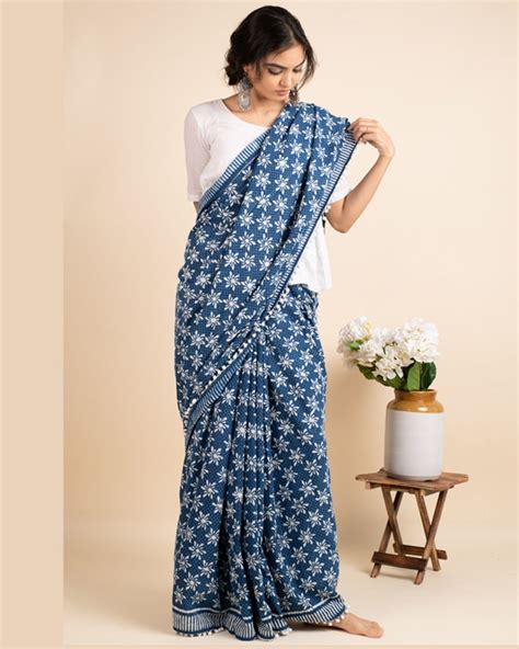 The History and Evolution of the Indigo Saree