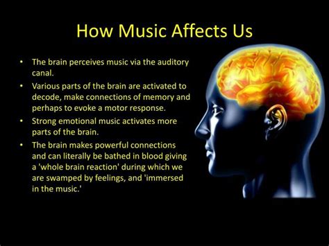 The Impact of Music in stirring Sentiments