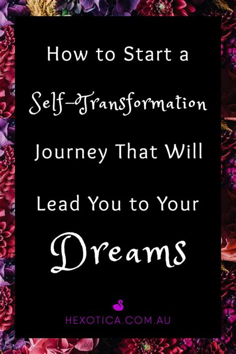 The Journey of Personal Transformation Encountered Within Dreams