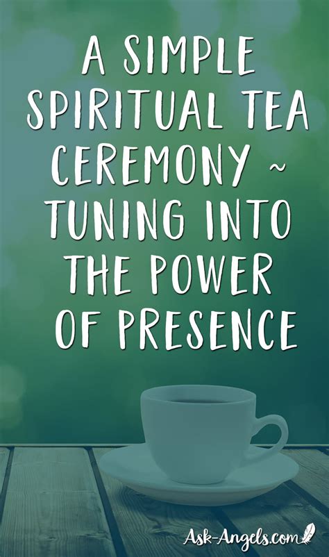 The Link between Tea Ceremonies and Spiritual Practices