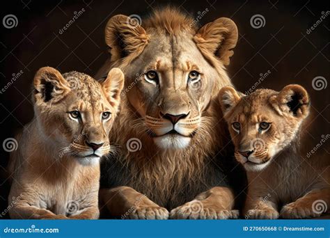 The Majestic Lion Family: A Glimpse into their Dream World