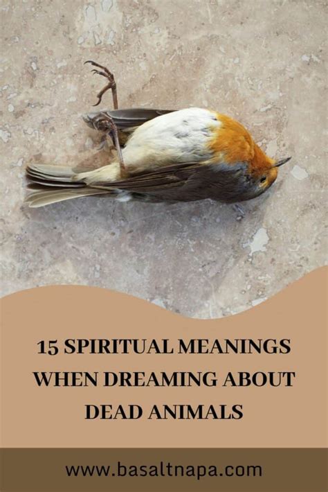 The Meaning of Dreaming about Deceased Creatures