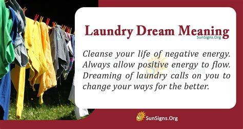 The Meaning of Laundry in Dream Interpretation