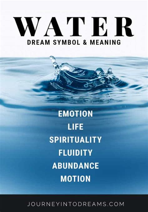 The Meaning of Water Symbolism in Dreams