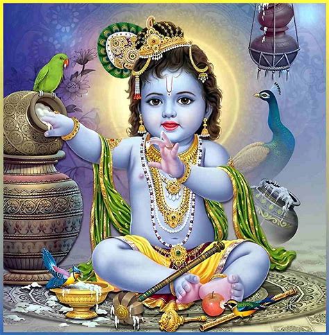 The Melodies from Heaven: Deciphering the Messages in Baby Krishna's Slumber