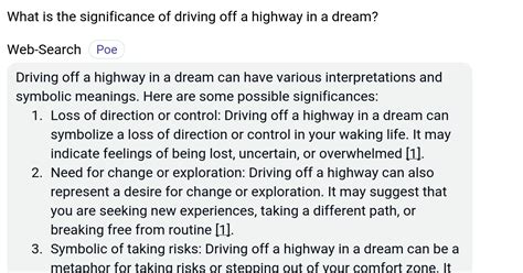 The Possible Significances of Dreams Involving Descending from an Expressway