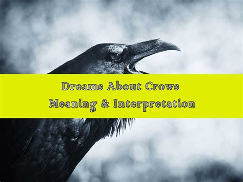 The Psychological Significance of Crow Vocalization Dreams