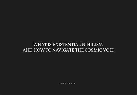 The Quest for Meaning in the Void: Existential and Spiritual Explorations