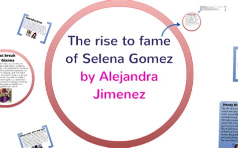 The Rise to Fame of Selena Olivera