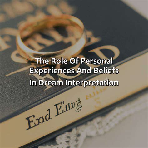 The Role of Personal Experiences in Dream Interpretation