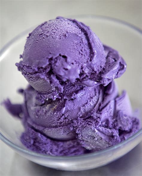The Sensational Culinary Creation: Purple Ice Cream