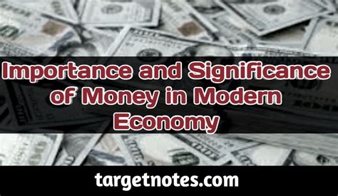 The Significance of Currency in Contemporary Society