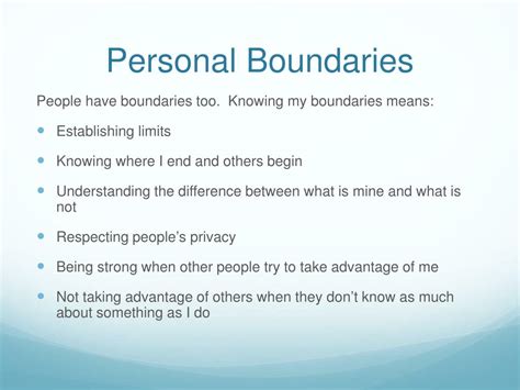 The Significance of Establishing Boundaries: Conveying the Importance of Seeking Privacy