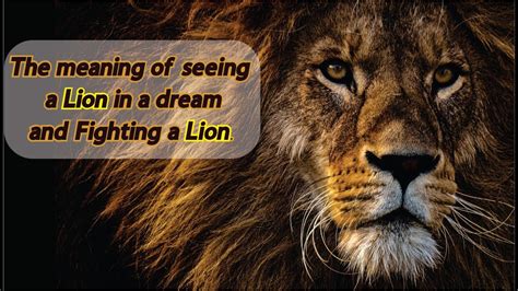 The Significance of Slaying a Lion in a Dream