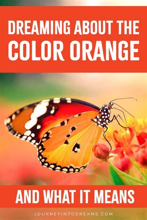 The Significance of the Color Orange in Dreams