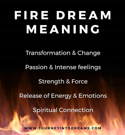 The Symbolic Representation of Fire in Dreams