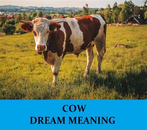 The Symbolic Significance of Cows in Dreams