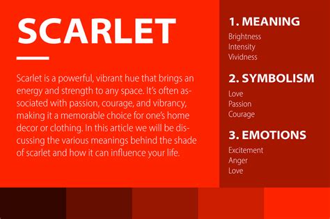 The Symbolic Significance of Scarlet in Oneiric Experiences