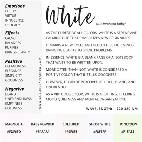 The Symbolism of White Color