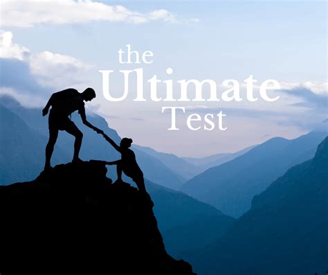 Training for the Ultimate Test