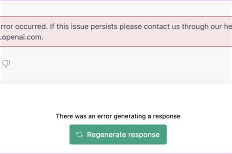 Understanding Errors in Generating Responses