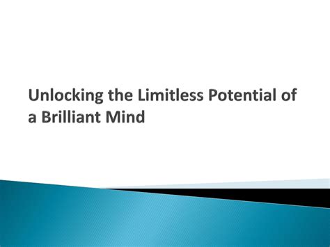 Unlocking the Limitless Potential of Your Mind