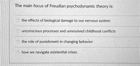 Unresolved Issues: Investigating the Role of Unconscious Conflict