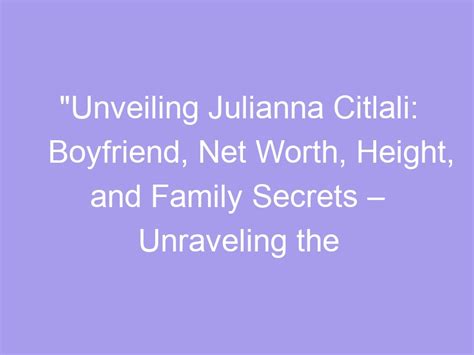 Unveiling Julianna's Personal Life and Relationships