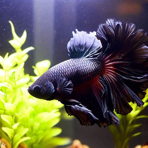 Unveiling the Allure and Meaning Behind the Ebony Betta Fish