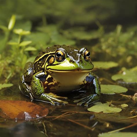 Unveiling the Enigmatic and Majestic Amphibian: Exploring the World of a Mighty Bullfrog