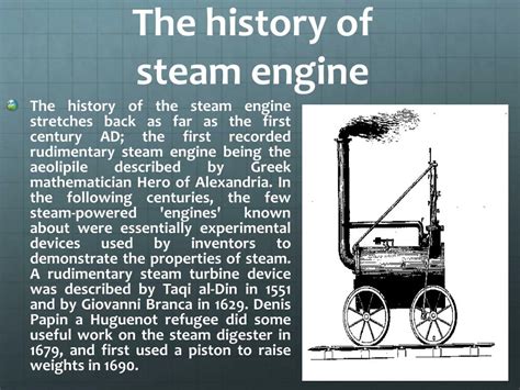 Unveiling the Intriguing History of Steam Power