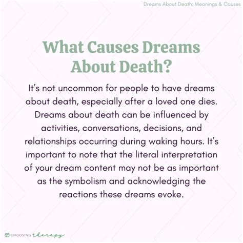 Unveiling the Symbolic Representation of Mortality in Dreams