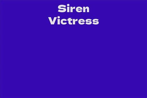 What's Next for Siren Victress?